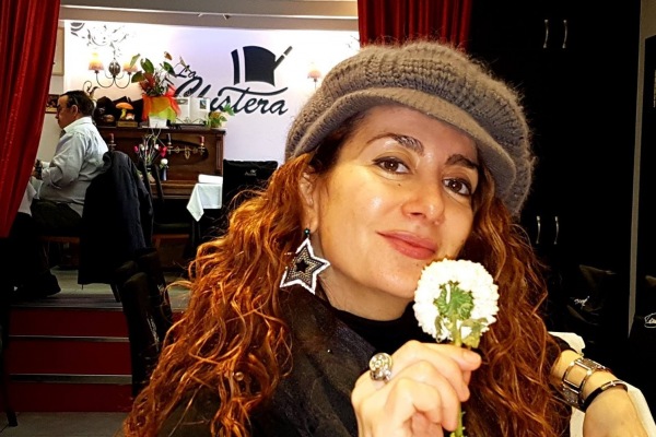 Estrella Cuello antes de actuación en el Palacio de la Audiencia de Soria 2