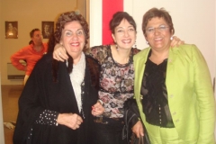 Con mi madre y mi gran amiga Sole en los camerinos del Auditorio de Zgz