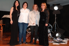 Con las autoridades organizadoras del Festival de Cine de Calamocha