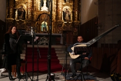 Grabación-disco-Estrella-Cuello-soprano-y-Francisco-Lopez-tiorba-en-el-santuario-de-las-Caldas