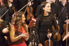 soprano Estrella Cuello y violín concertino Silvia Cadenas